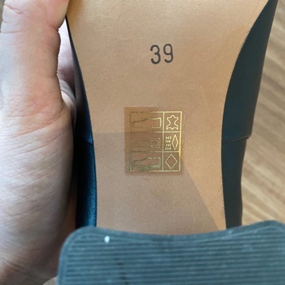 L'Intervalle Black Leather Booties Size 39 (Fits 8) - Picture 5 of 8